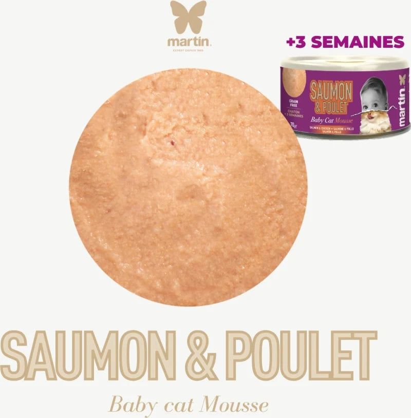 Martin Stewed Chicken & Ham - For Cat - 70g
