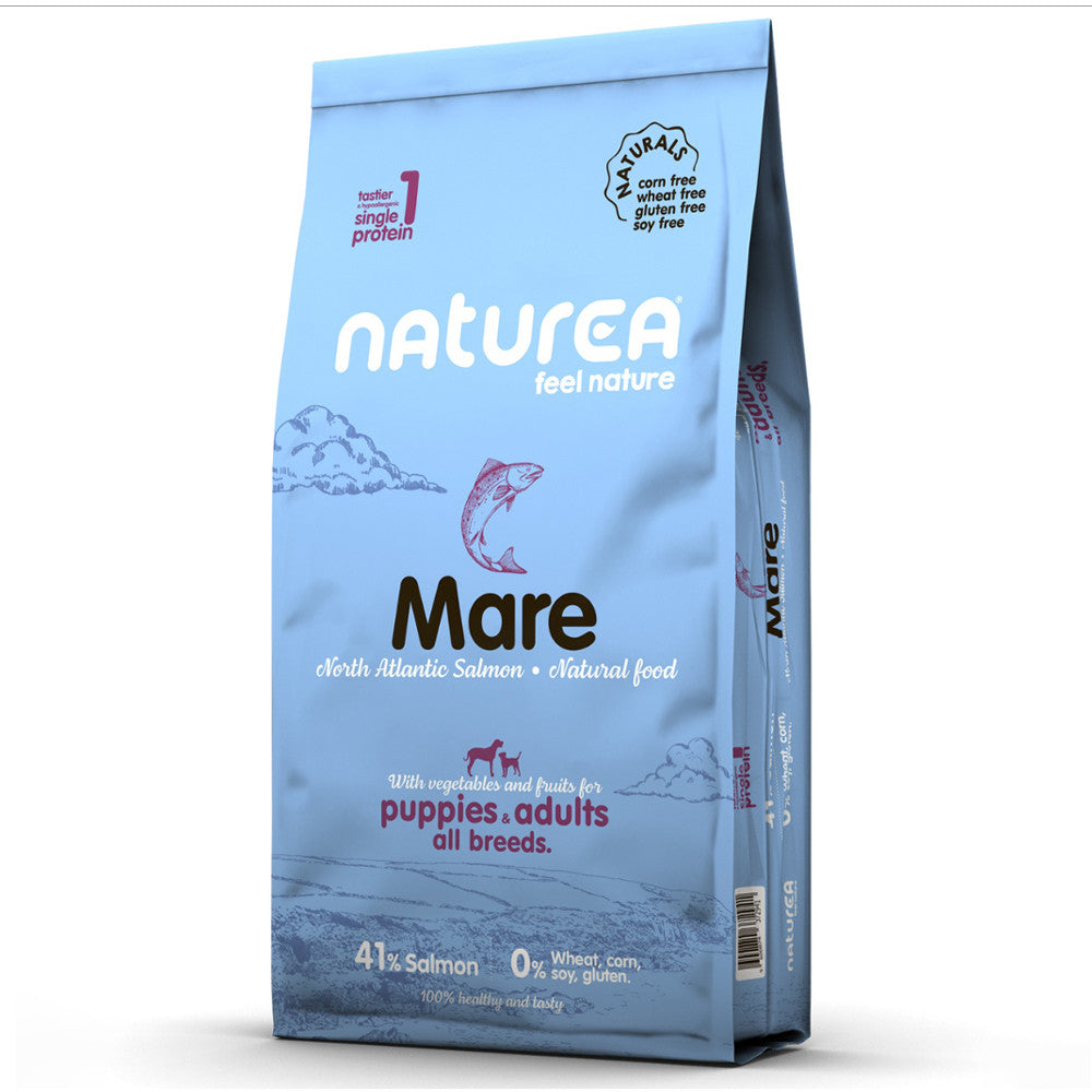 Naturea Naturals Mare - Ração seca para cachorro e cão adulto - Salmão 12Kg