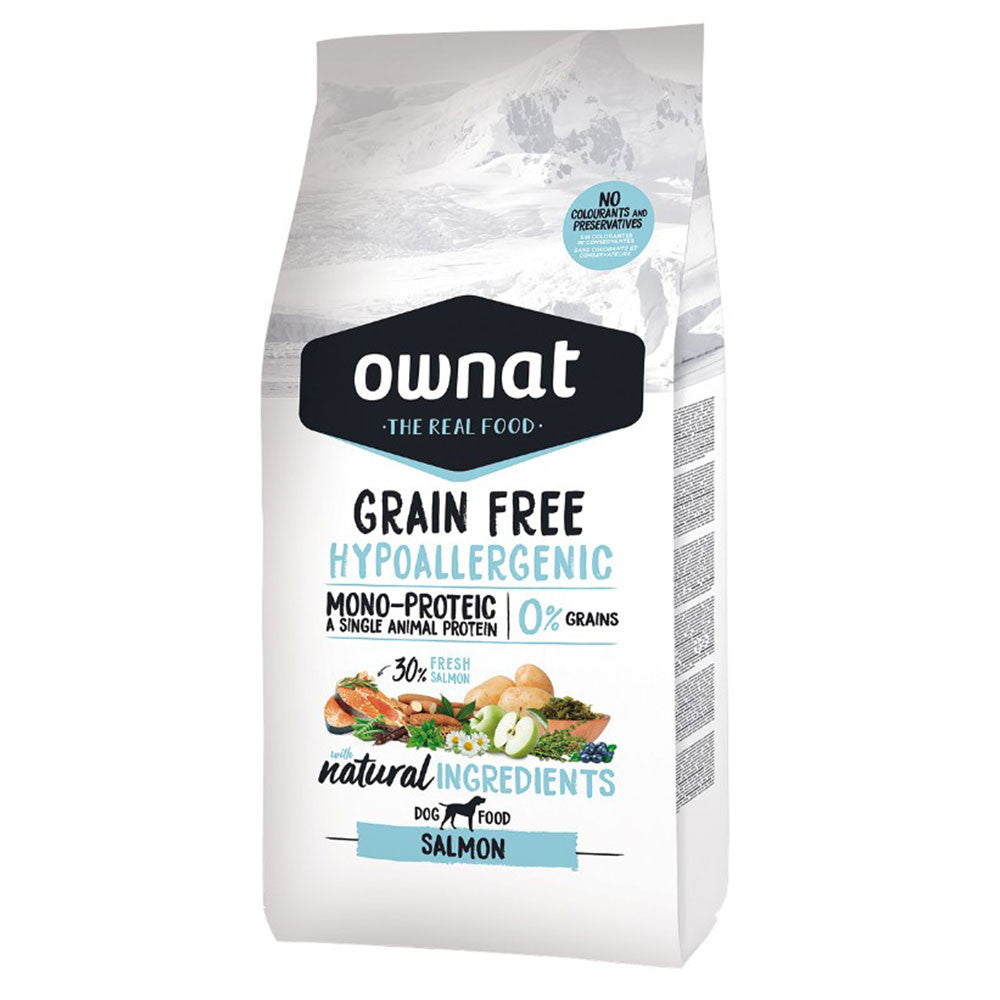 Ownat GF Hypo Salmon - Dry food for adult dogs with allergies - Salmon