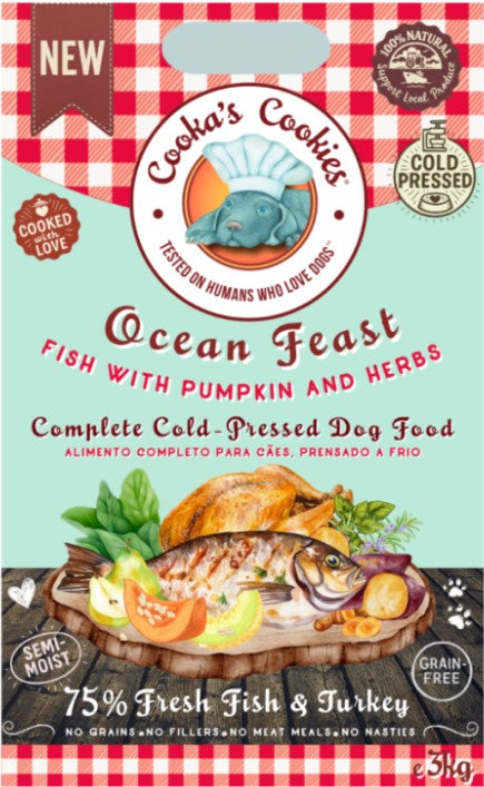 Cold-Pressed Country Roast, Ração seca para cães - Peixe com Abóboras & Ervas