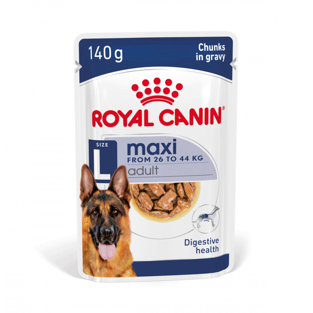 Royal Canin Dog Maxi Adult | Wet (Saqueta) | 10 x 140 g