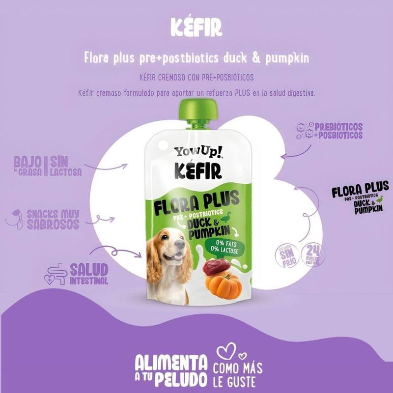 YowUp Yogurt Kefir Floraplus Pato e Abóbora 115g