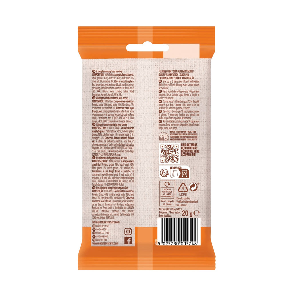 Nature's Variety Snacks de Peru Liofilizado