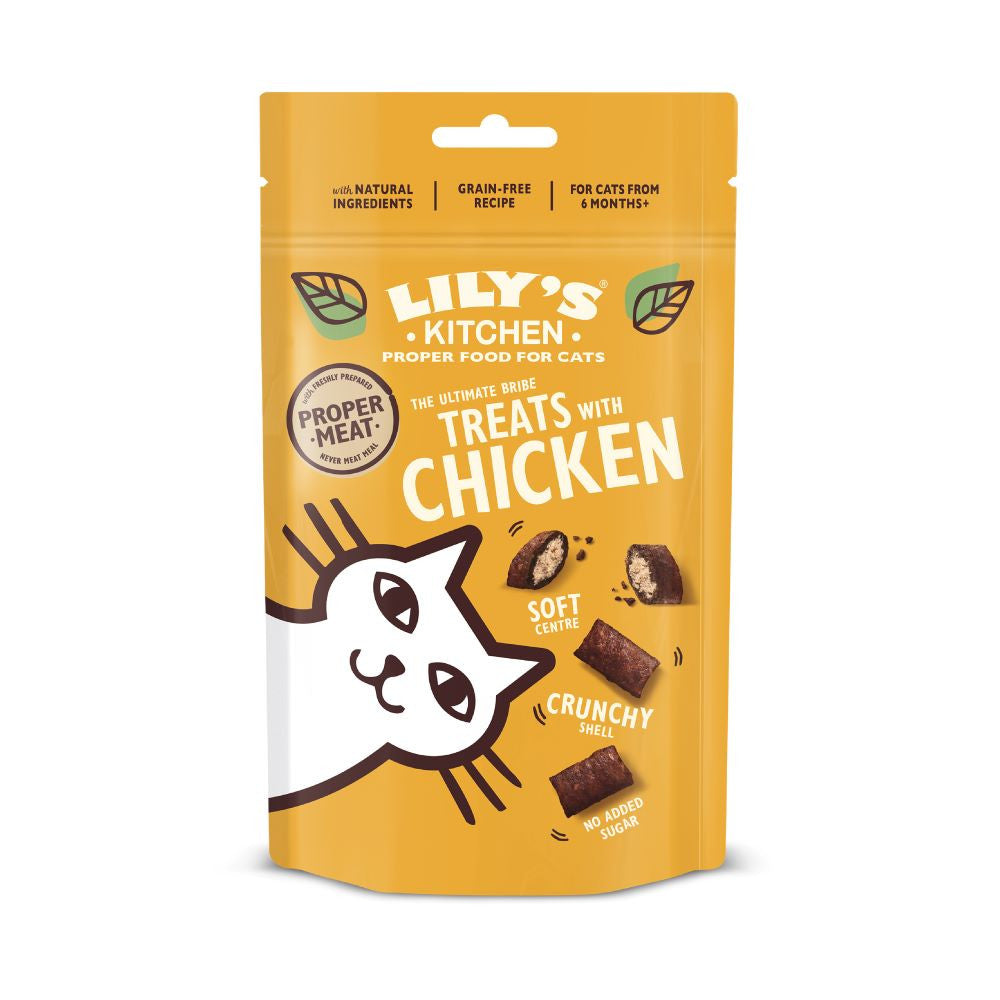 Lilys Kitchen Cat Adult Chicken Treats | 60 g