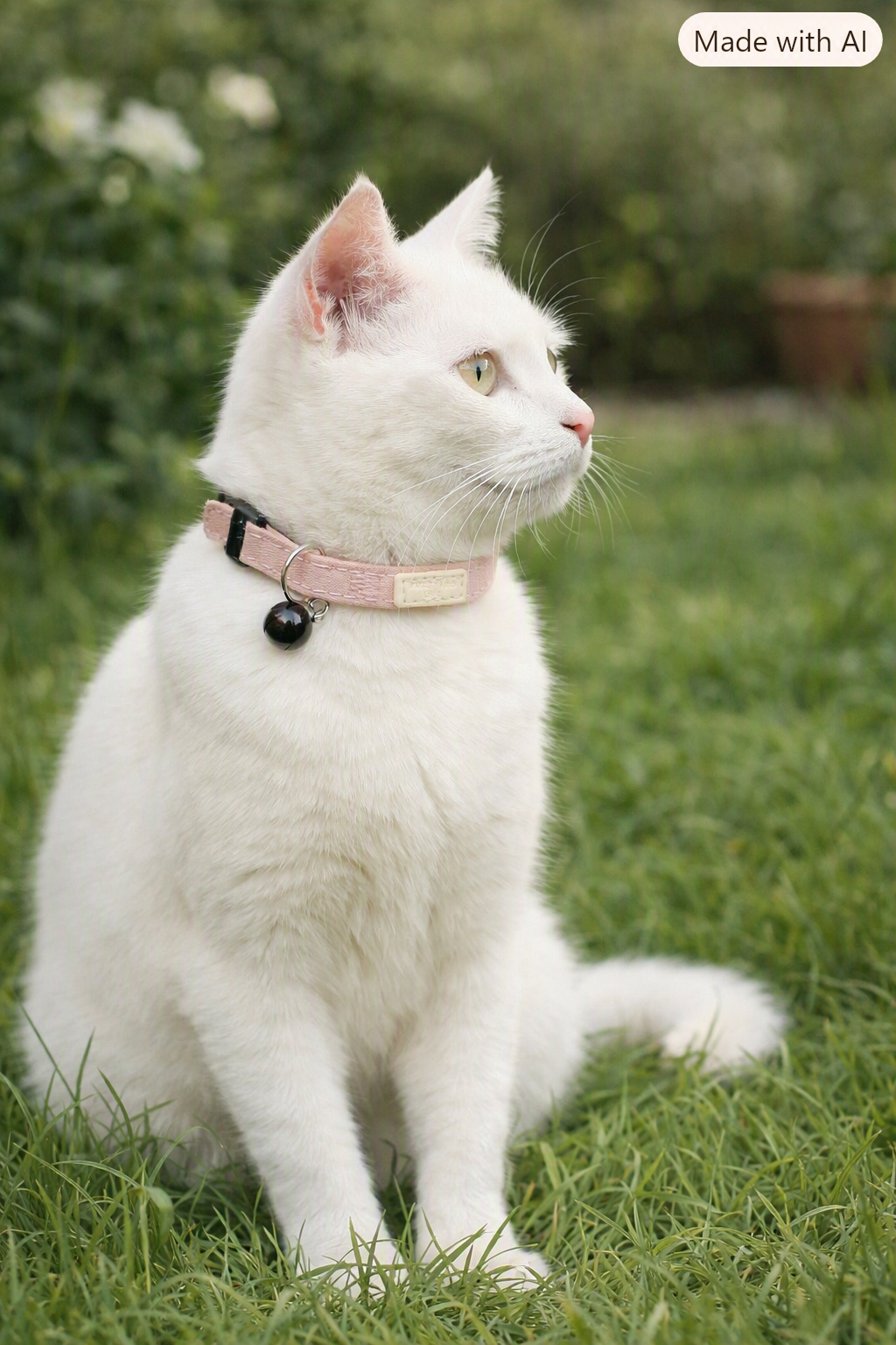 Collar de algodón FuzzYard LIFE - Azul francés