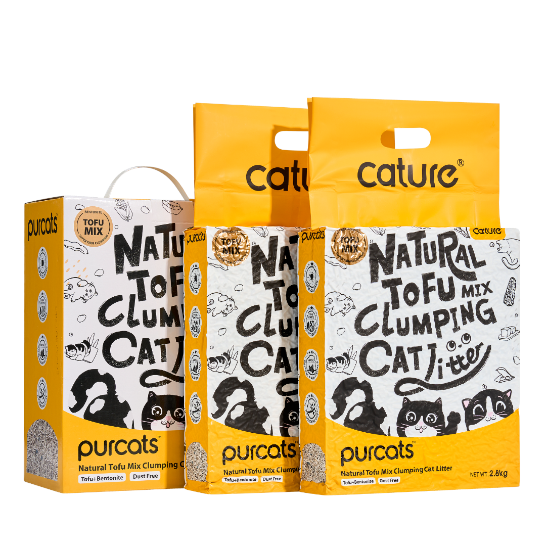 Cature Cat Litter Tofu + Bentonite (Pack of 2 units)