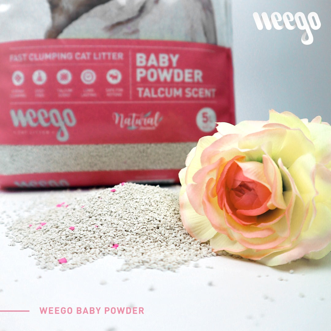 Clumping Cat Litter | Weego™ Cat Litter Baby Powder