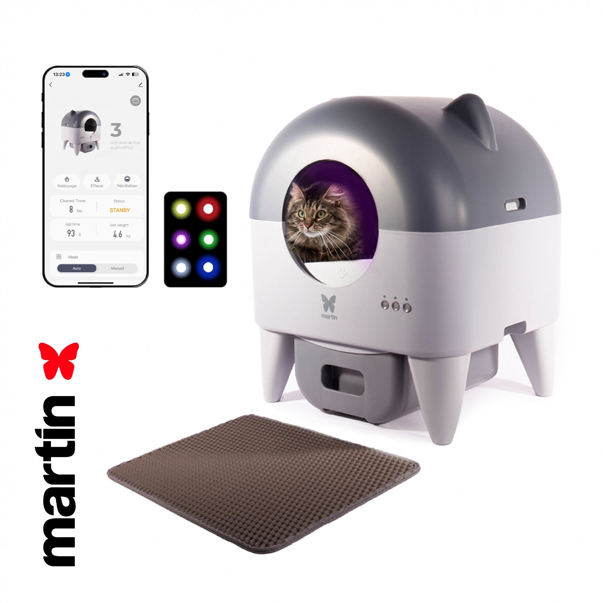 WC Automático Para Gatos Martin 76 L