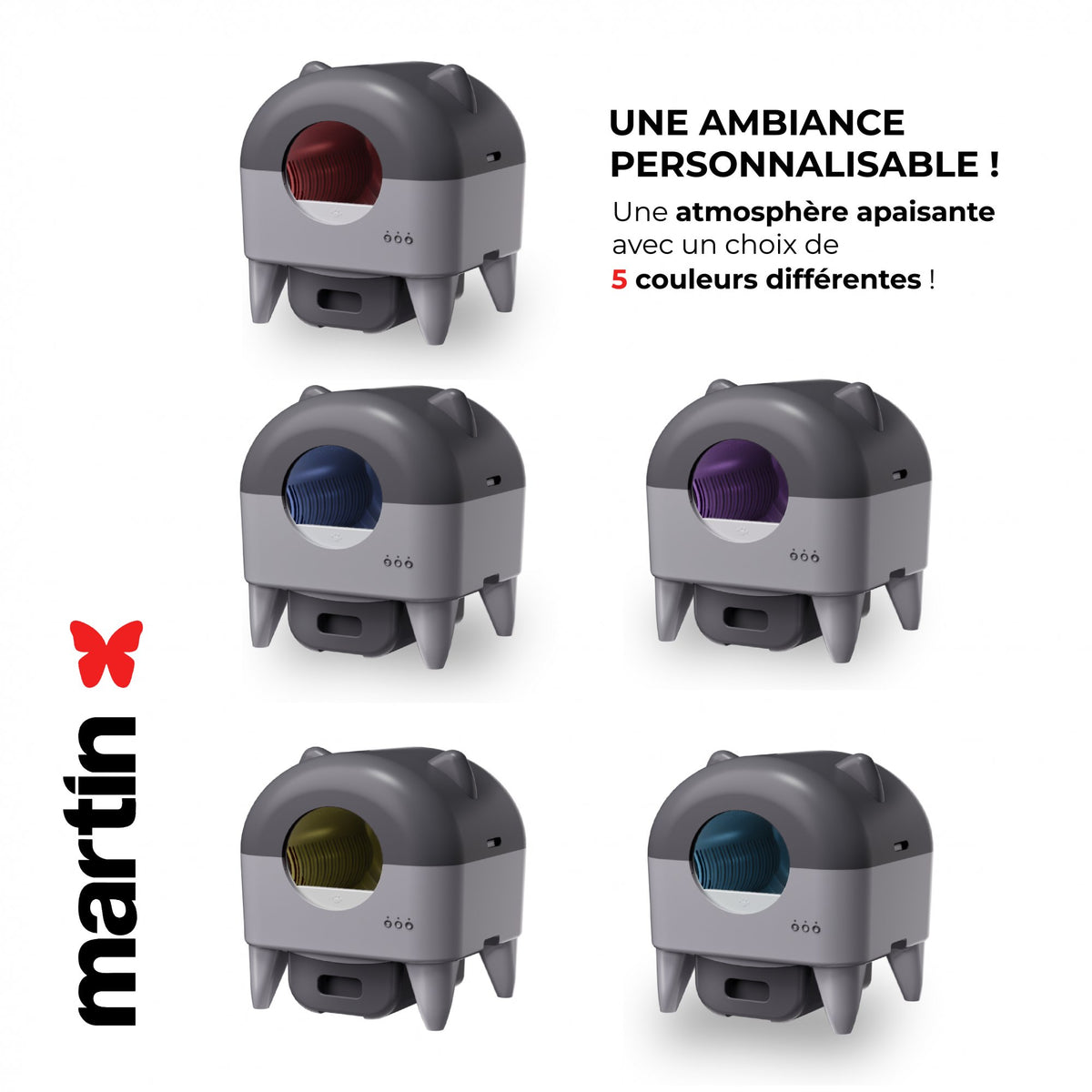 WC Automático Para Gatos Martin 76 L