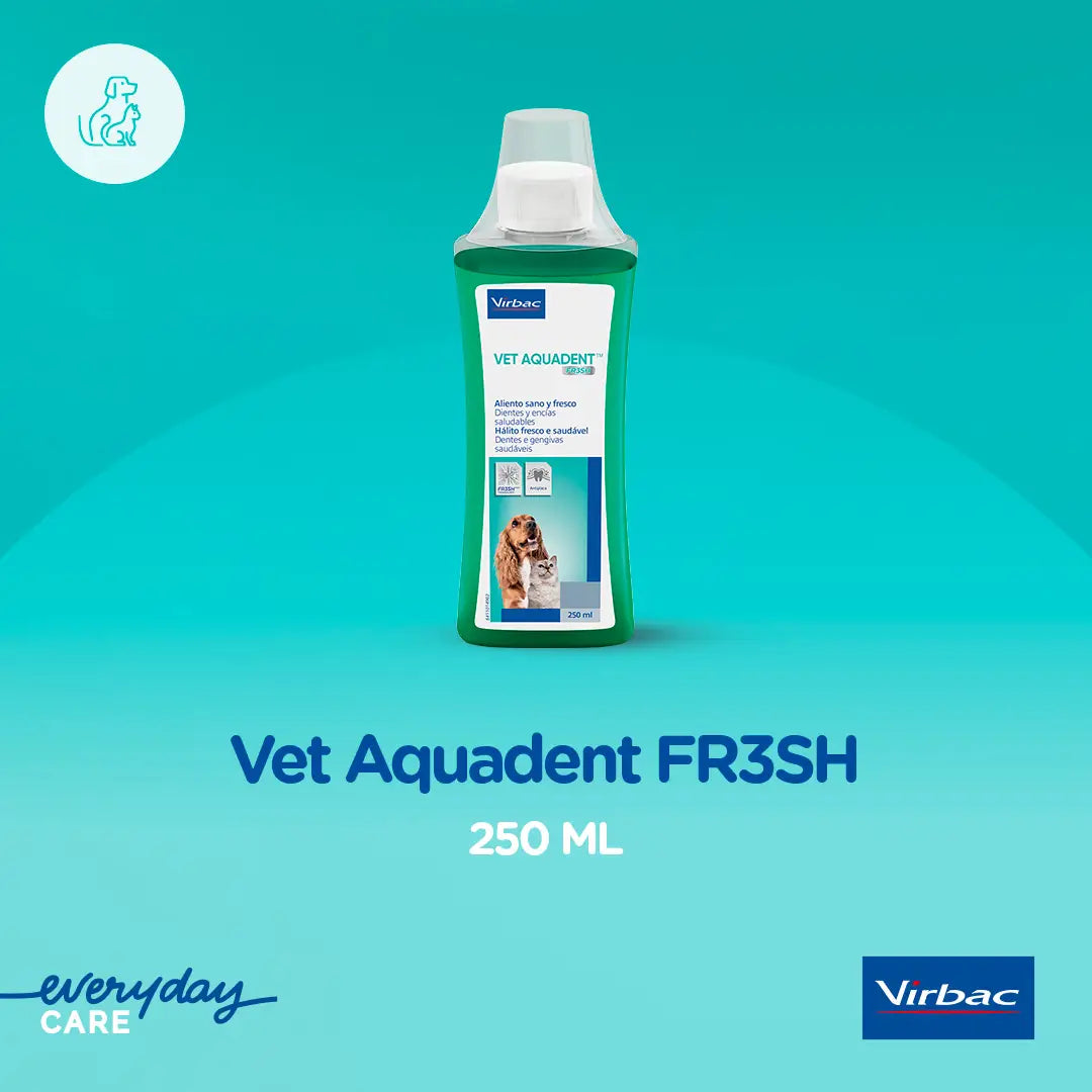Elixir Vet Aquadent Fresh para cão e gato - Virbac