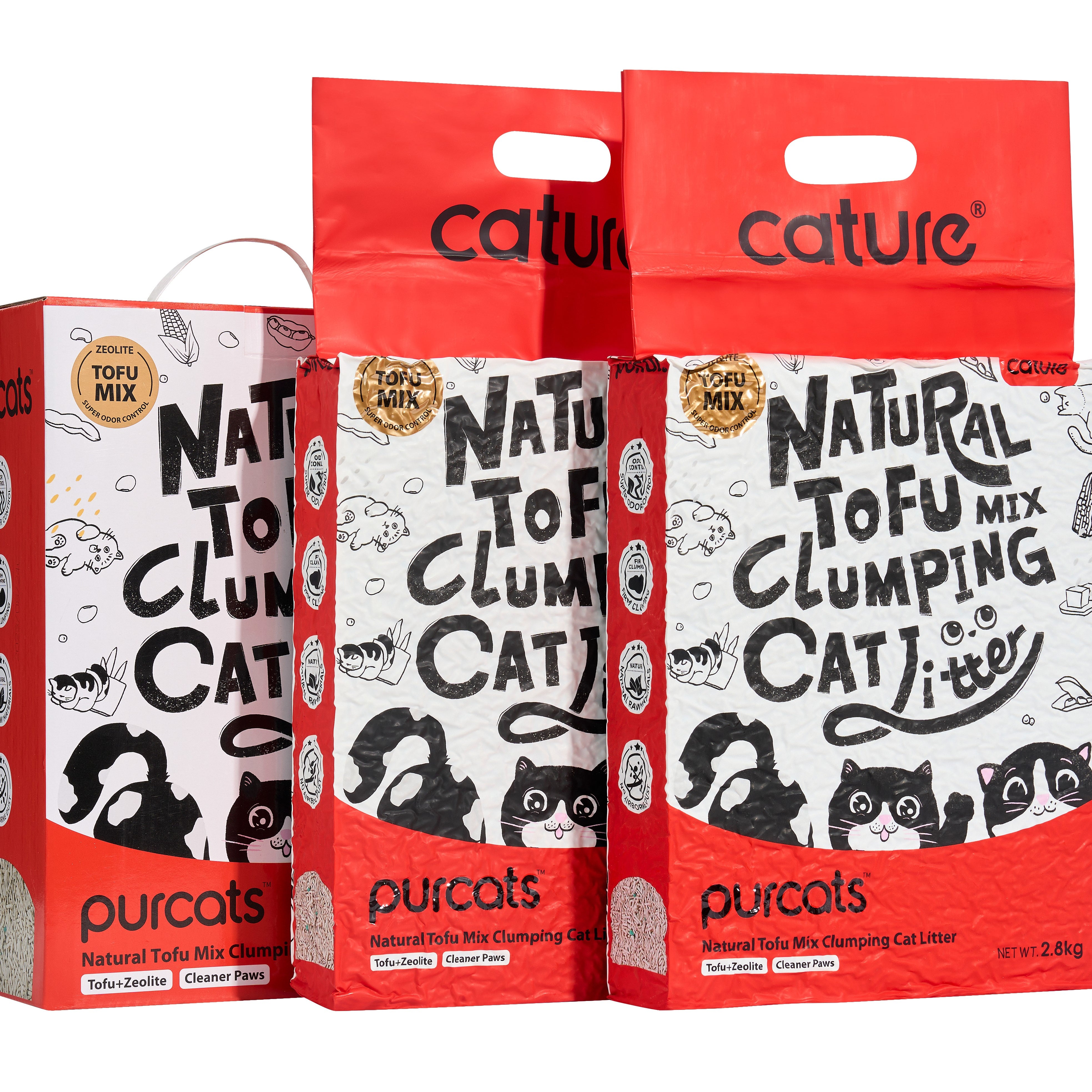 Cature Cat Litter Tofu + Zeolite ( Pack 2 unidades)
