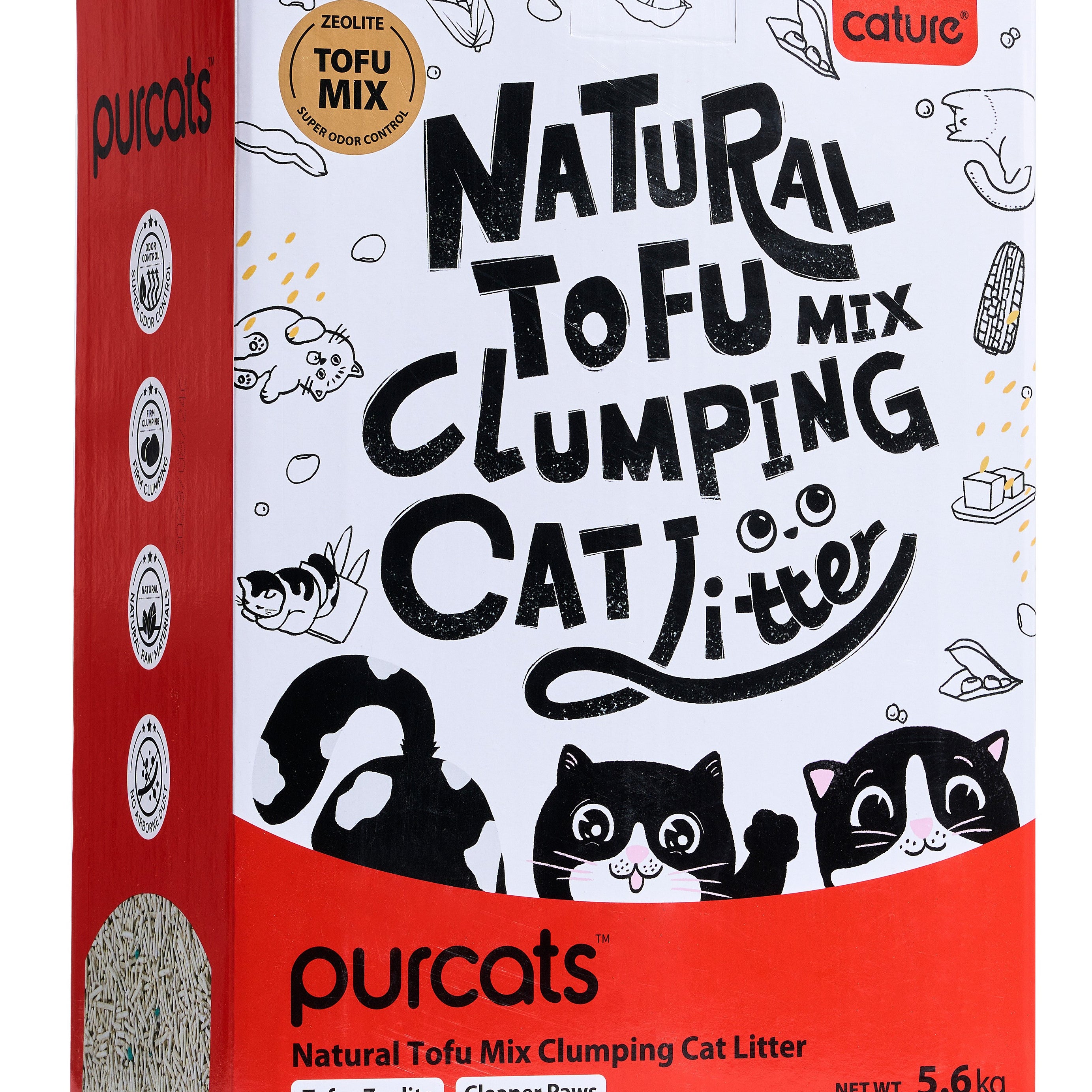 Cature Cat Litter Tofu + Zeolite ( Pack 2 unidades)