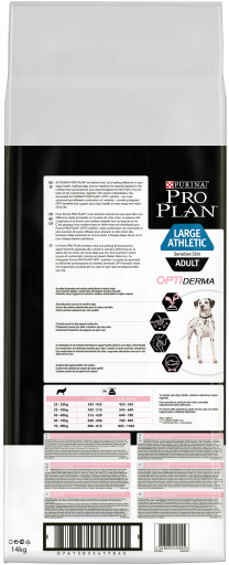 Pro Plan Sensitive Skin Large Athletic - Ração seca para cão adulto grande com pele sensível - Salmão | 14 kg