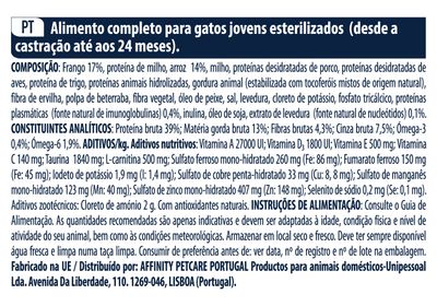 Advance Sterilized Junior com frango | 1,5 kg - DOGGIE STORE