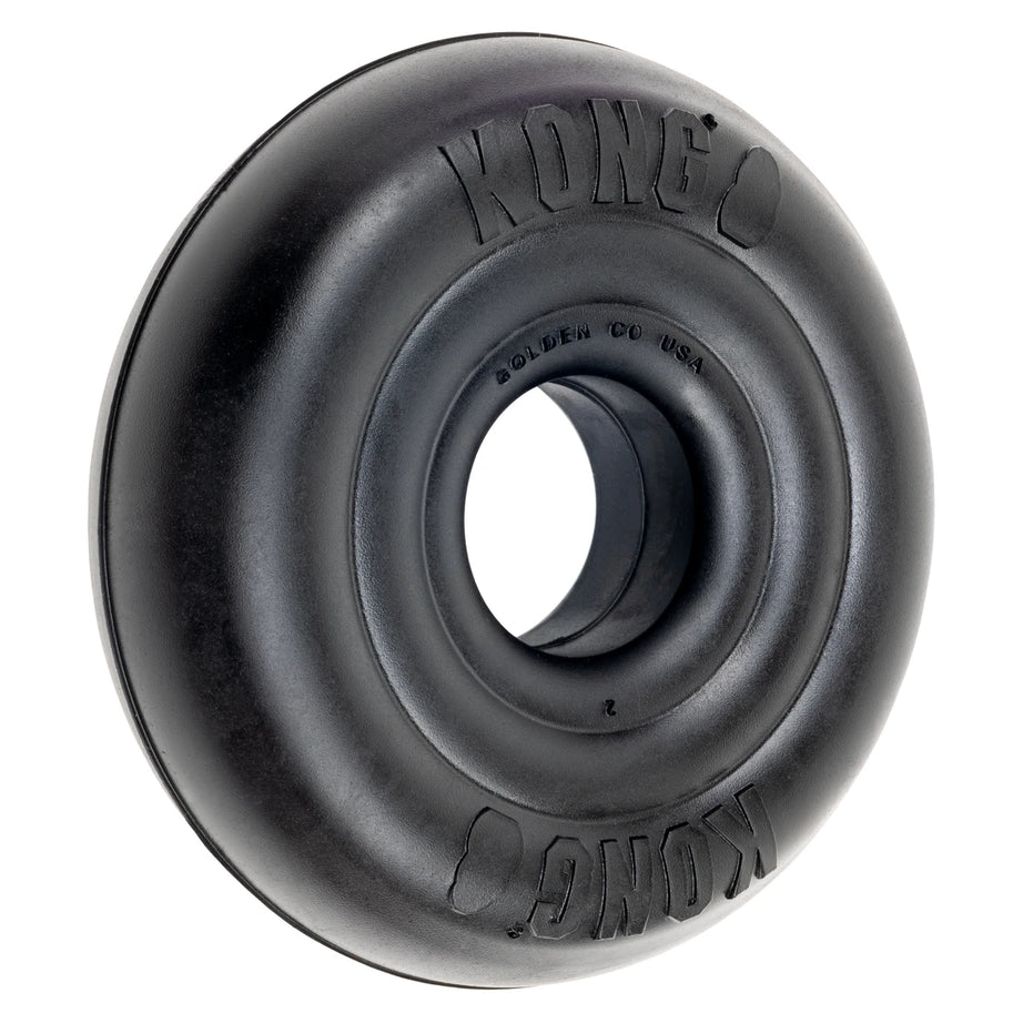 KONG Extreme Donut – Brinquedo de Borracha Natural para Mastigadores Fortes