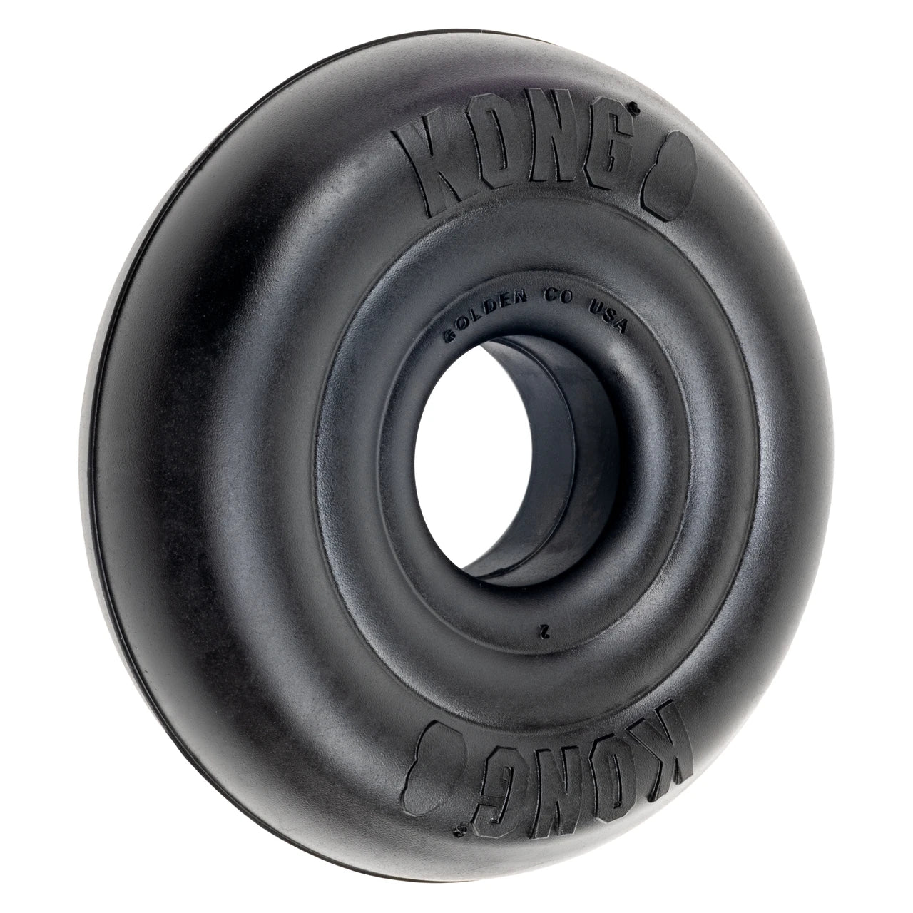 KONG Extreme Donut – Brinquedo de Borracha Natural para Mastigadores Fortes