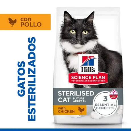Hills Science Plan Sterilised Mature Adult 7+ Cat with Chicken | 1.5 kg