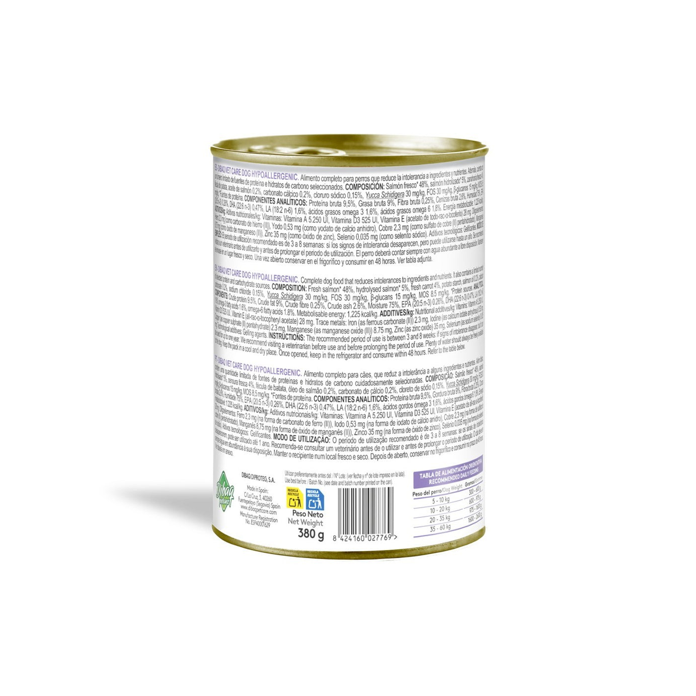 Dibaq Vet Care Dog Hypoallergenic 380gr