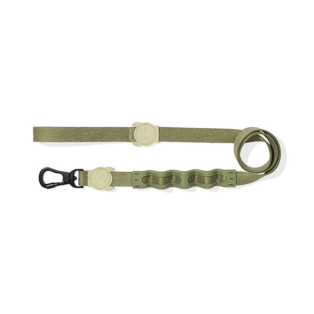 Ruff Leash da Zee.Dog NATURALS - Trela Amortecida 2.0 Moss: S