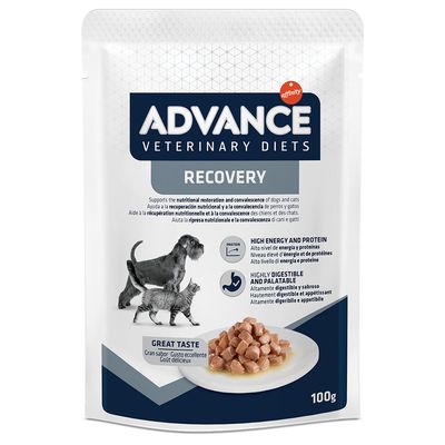 Advance Recovery Veterinary Diets comida húmida para cães e gatos | Pack 11 x 100g - DOGGIE STORE