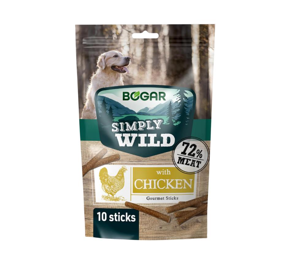 Bogar Simply Wild Gourmet Sticks Chicken - 110 g