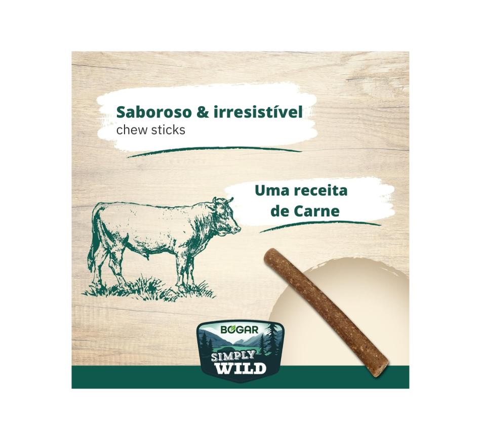 Bogar Simply Wild Gourmet Sticks Beef - 110 g