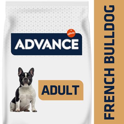 Advance Ração Cão Adulto  - Bulldog Francês | Pato e Arroz | 7,5 kg - DOGGIE STORE