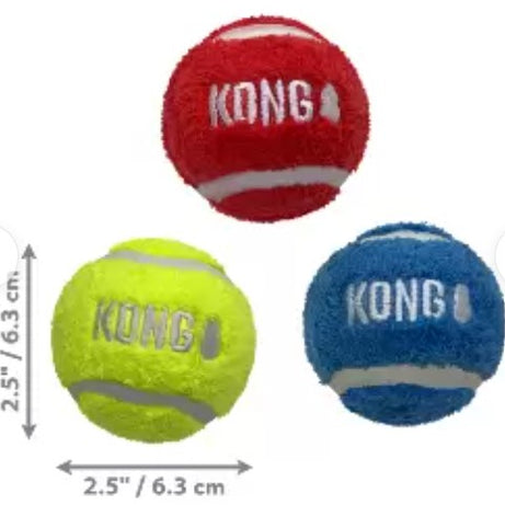 Brinquedo para cão Kong Sport Softies Balls | 3 unidades