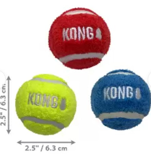 Brinquedo para cão Kong Sport Softies Balls | 3 unidades
