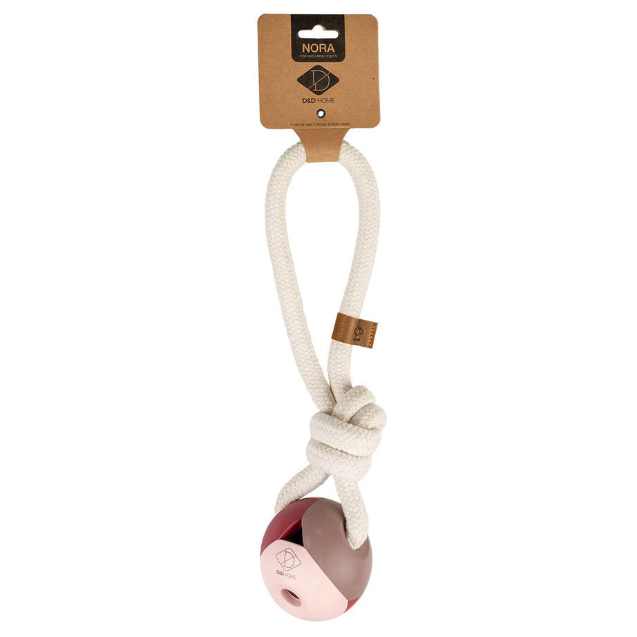 Dog Ball Toy with Rope