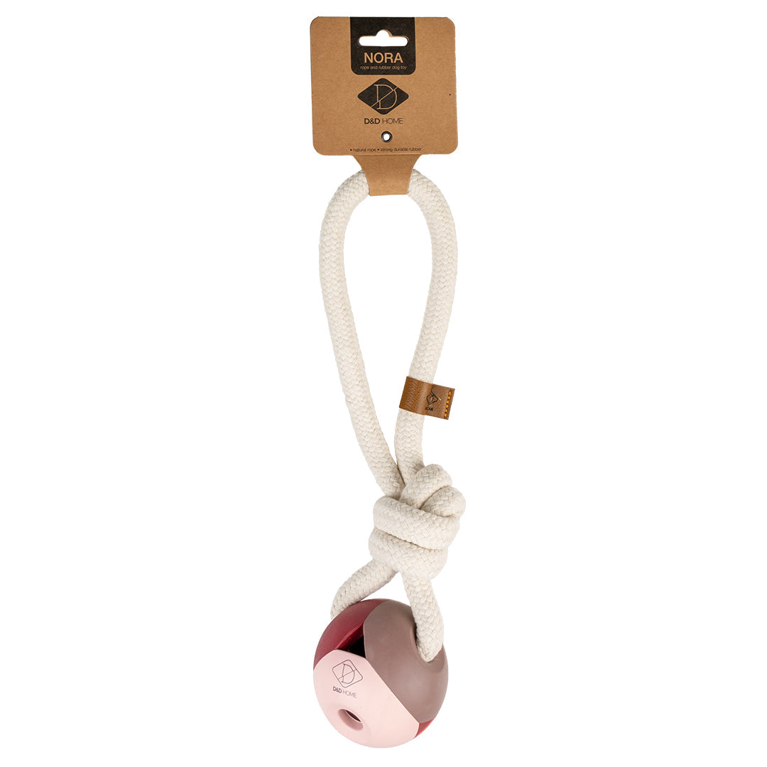 Dog Ball Toy with Rope