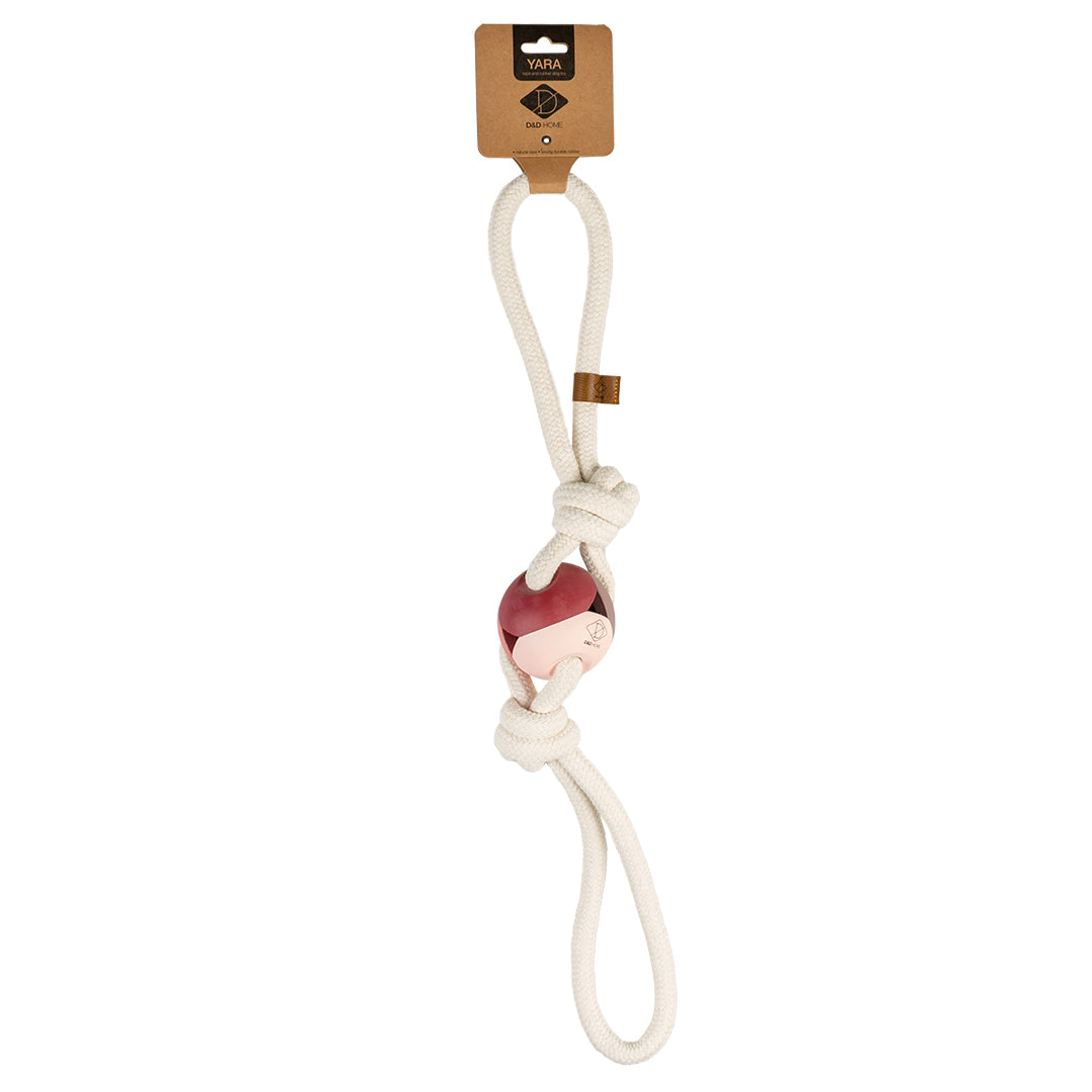Dog Ball Toy with Rope
