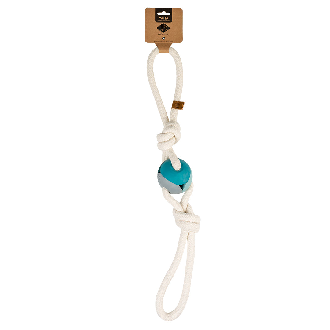 Dog Ball Toy with Rope
