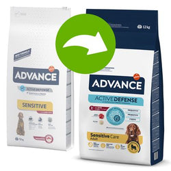 Advance Ração Seca Cão Sensitive Adult com Cordeiro e Arroz - DOGGIE STORE
