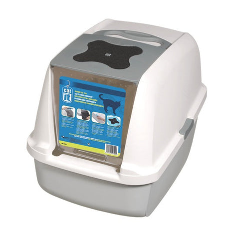 Caja de arena con capucha para gatos Catit