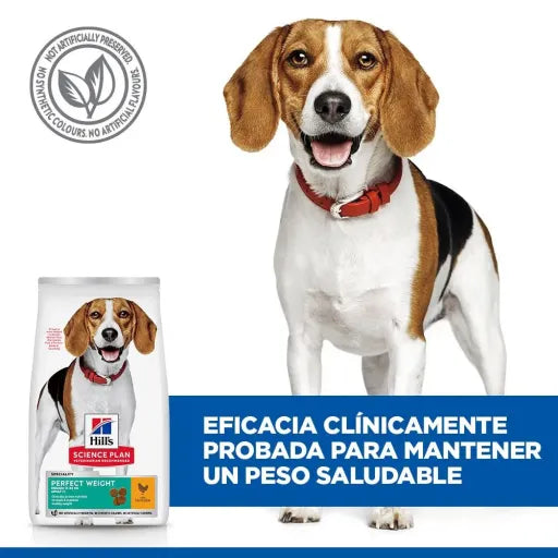 Hills Science Plan Dog Perfect Weight Medium Adult with Chicken