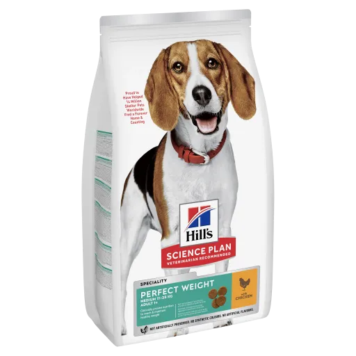 Hills Science Plan Dog Perfect Weight Medium Adult with Chicken