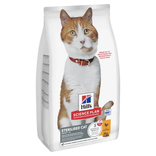 Hills Science Plan Sterilised Mature Adult 7+ Cat with Chicken | 1.5 kg