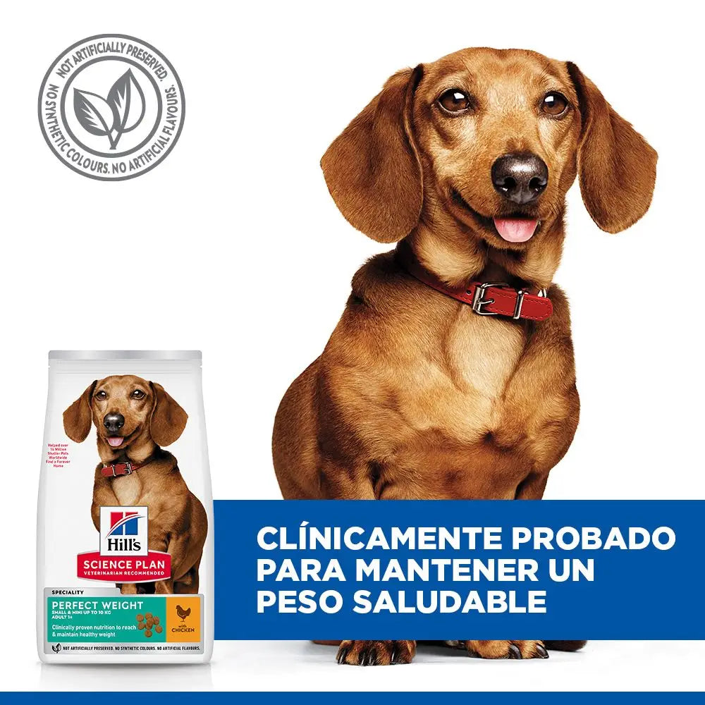 Hills Science Plan Dog Perfect Weight Small & Mini Adult with Chicken