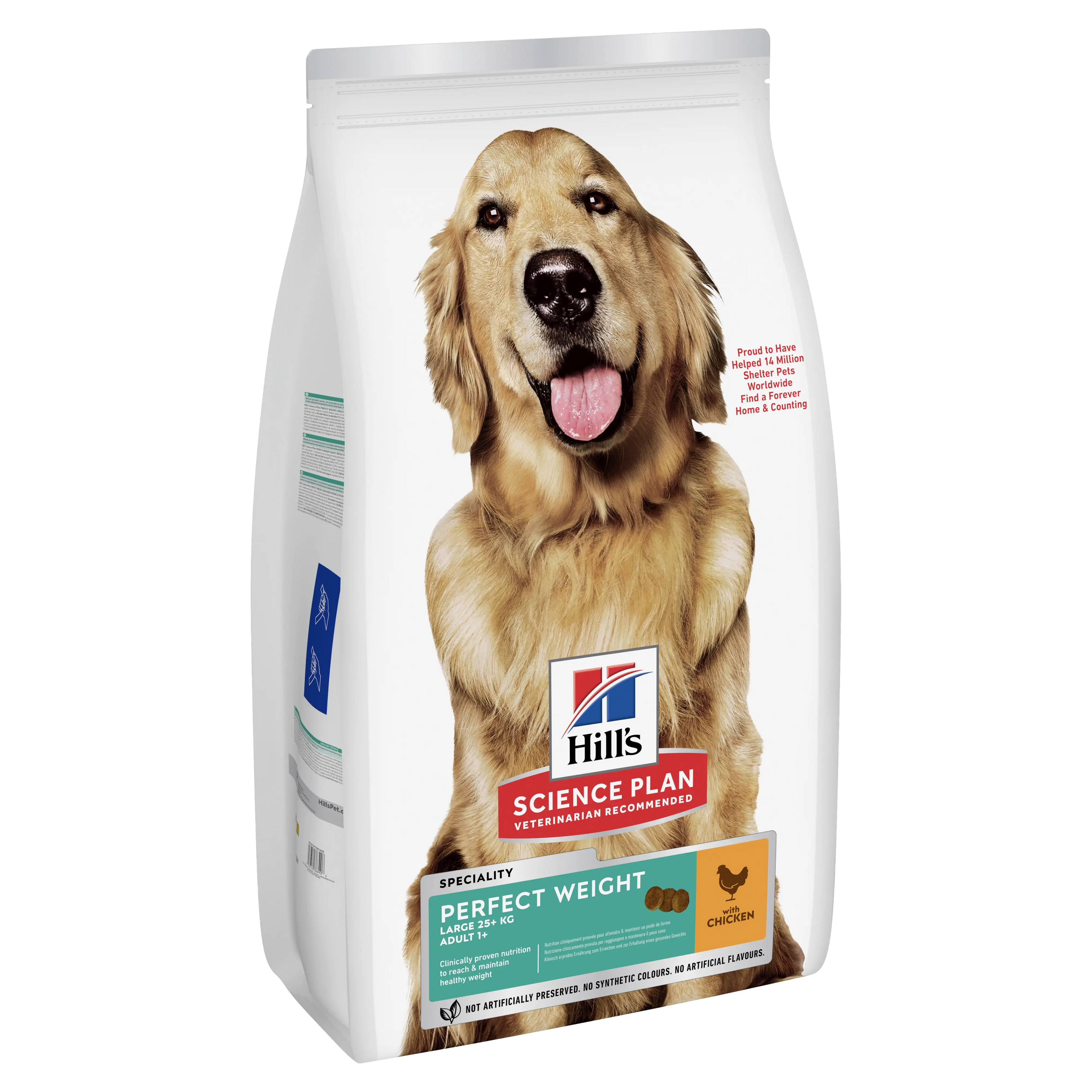 Hill's Science Plan Large Adult 1+ Perfect Weight com Frango | 12 kg