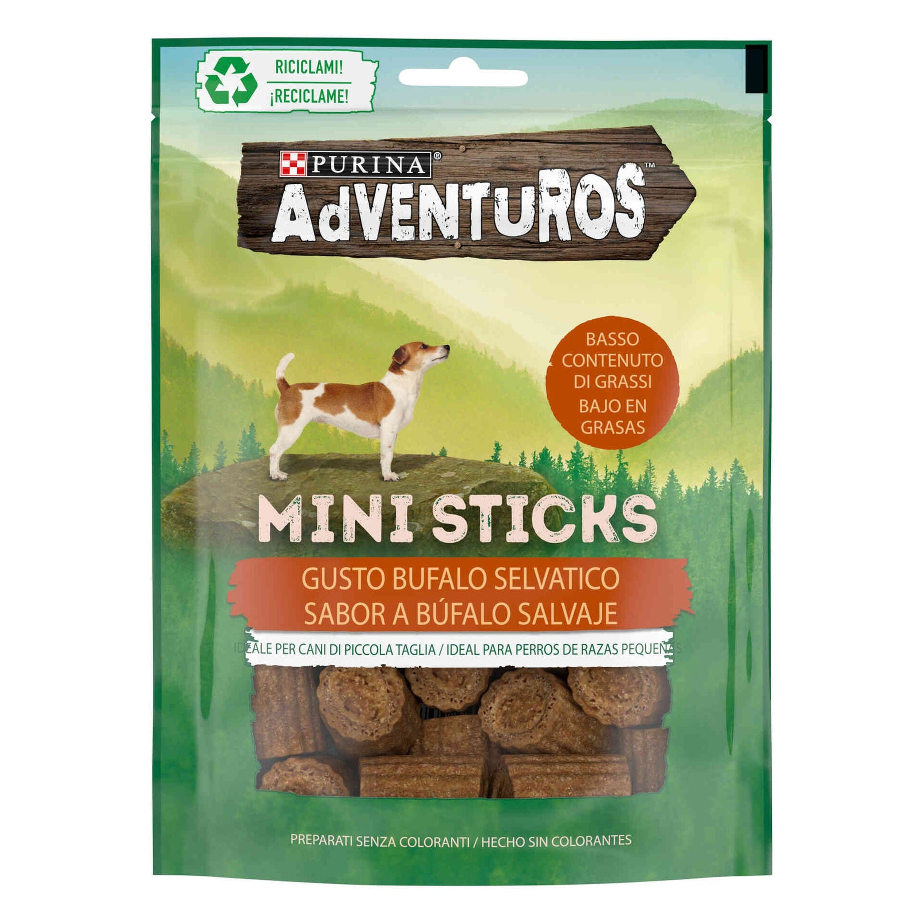 Purina Adventuros Mini Sticks Bufalo  - 6x90 g - DOGGIE STORE