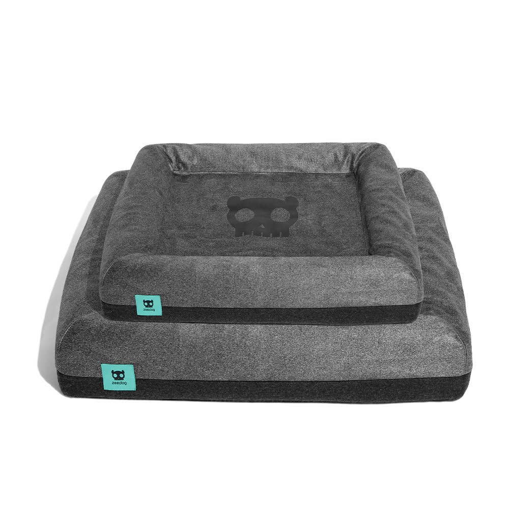 ZEE.BED SKULL - Cama ortopédica de espuma viscoelástica para cães: Grande