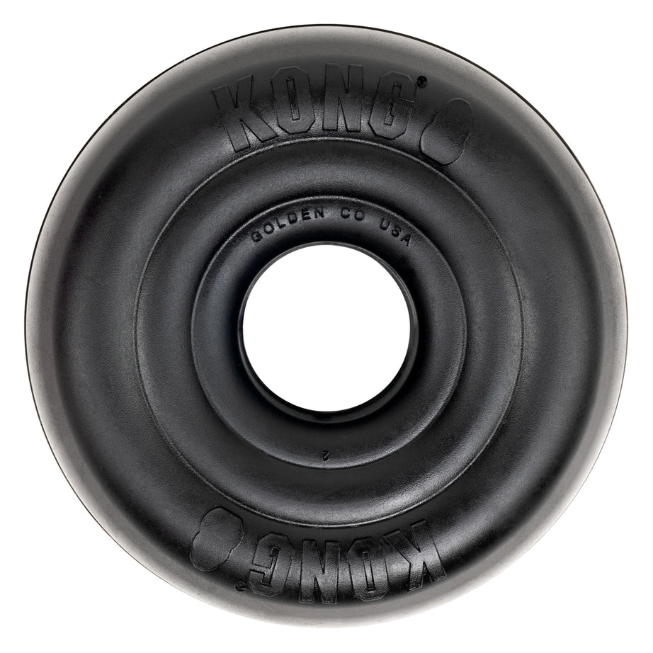 KONG Extreme Donut – Brinquedo de Borracha Natural para Mastigadores Fortes