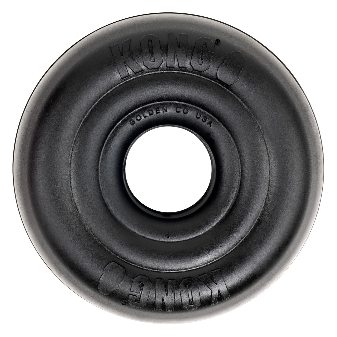 KONG Extreme Donut – Brinquedo de Borracha Natural para Mastigadores Fortes