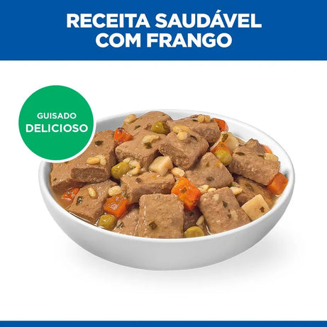 Hill's Science Plan Alimento húmido guisado para cachorro - Frango e legumes