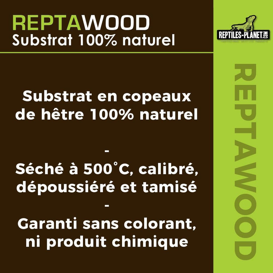 REPTILES PLANET Substrato para terrário Reptawood 18L