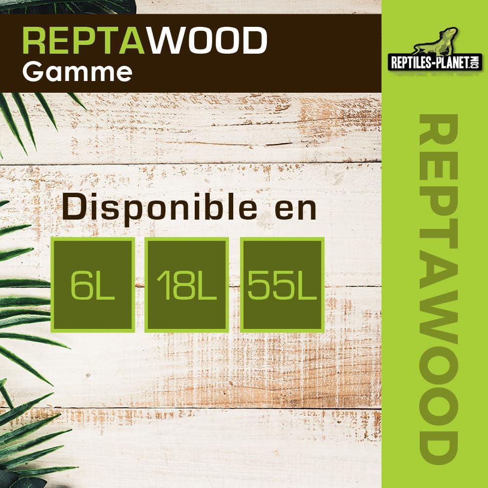 REPTILES PLANET Substrato para terrário Reptawood 18L