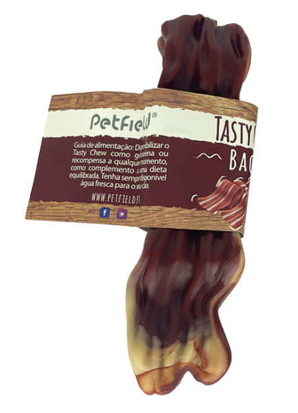 Petfield Tasty Chews Bacon - Chewing and oral hygiene snacks | 2x 23g