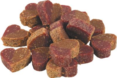 Snack Para Cão Candies - Mini Coração Dois Sabores Presunto & Cálcio - 150 g