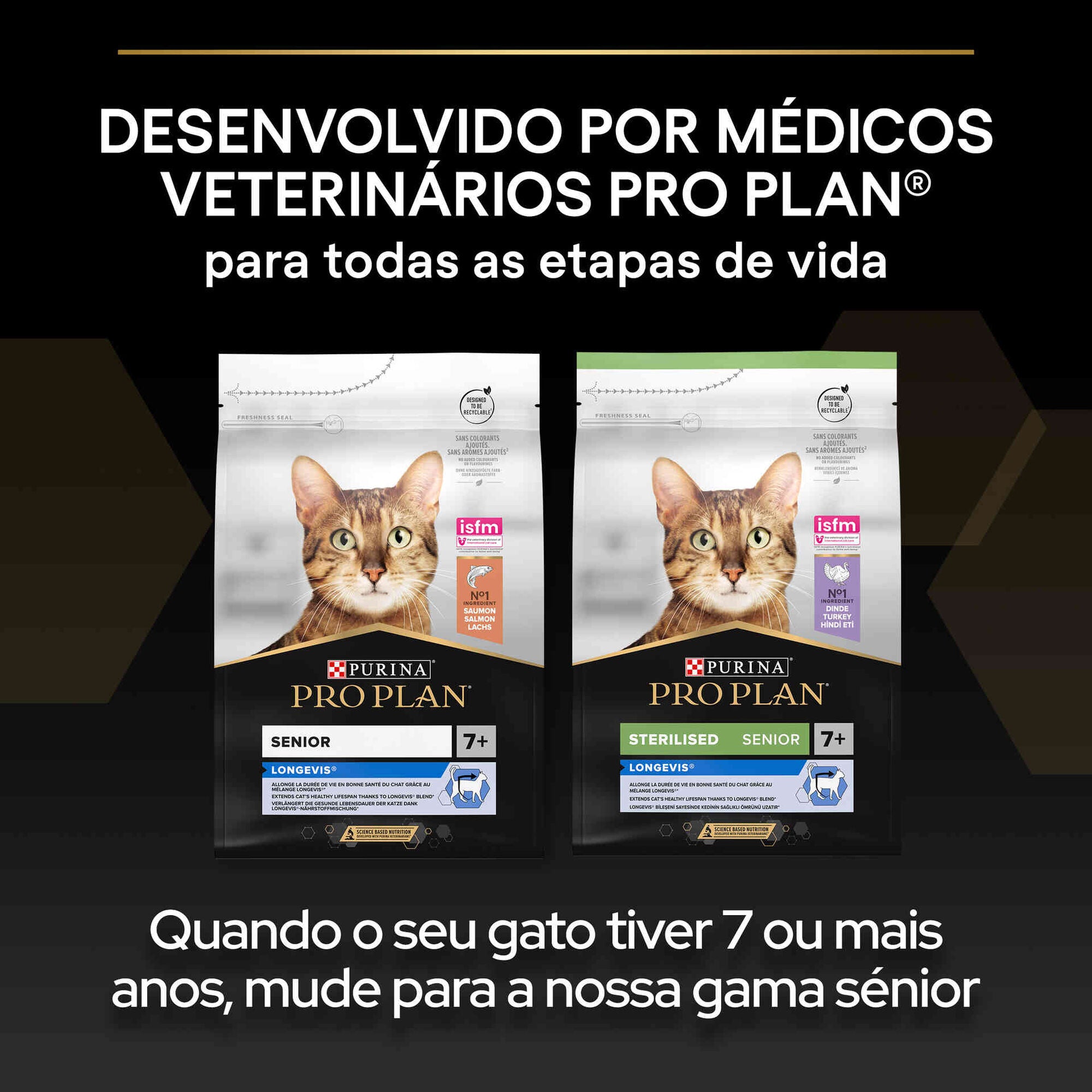 Pro Plan Cat Sterilised Vital Functions Salmon | 3 Kg - Ração seca para gatos esterilizados adultos (suporte de funções vitais)- Salmão